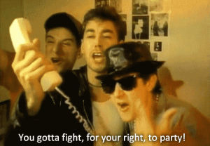 beastie boys,party,fight for your right