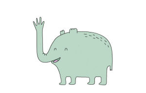 elephant,waving,csak