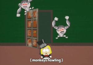 scared,robot,monkeys,pip pirrup