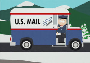 mail,mailman,snow,truck