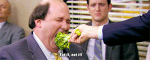 broccoli,vegetables,the office,kevin,diet,healthy