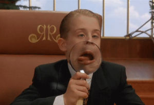 magnet,funny,richie rich,movie,90s,funny face,macaulay culkin