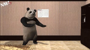 panda,dancing