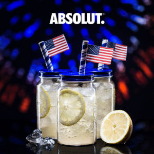4th of july,absolut vodka,absolut,lets grab a drink,lets get drinks