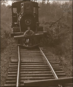 train,railroad,close call,movies,wood,tracks,clearing