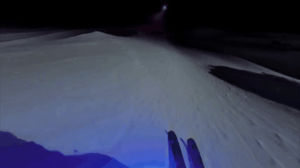 dark,watch,down,suit,bomb,skiing,gopro,led,glowing,skier,slopes,skiers,led lights,night skiing,glow suits