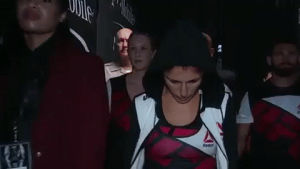 excited,fight,ready,entrance,focused,ufc 202,cortney casey,walk in
