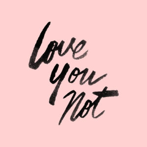 valentines,love,bye,nope,not,lettering,love you not