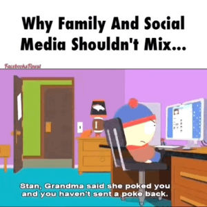 stan marsh,south park,facebook,photos,bay,poke,especially,her giggle at the end is everything