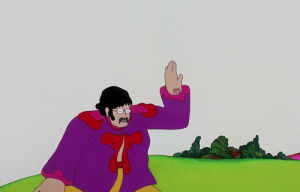 GIF the beatles, beatles, sixties, best animated GIFs animation, 60s, easy, john lennon, free download yellow submarine, 