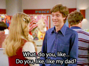 topher grace,tv,television,mother,parents,taken,son,eric forman,seeing anyone,you like my dad,that 70s show quote