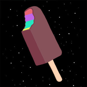 ice cream,trippy,space,psychedelic,rainbow,candy,popsicle