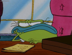 frog,waiting,nickelodeon,cartoon,rockos modern life
