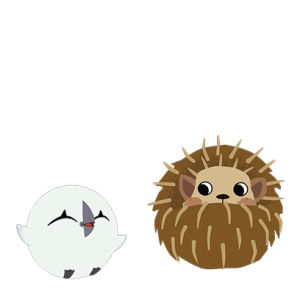 puffin rock,spiky,hedgehog,puffin,friends,bounce,giggle,baba,puffling,three eyes