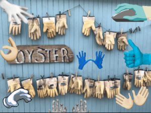 oysters,weird,creepy,hands