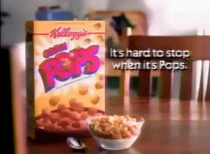 90s,90s commercials,1990s,breakfast,cereal,pops,kelloggs corn pops