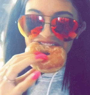 donuts,love,happy,kylie jenner,keeping up with the kardashians,kuwtk,shades,tyga,kylie and tyga,keeping up with the jenners