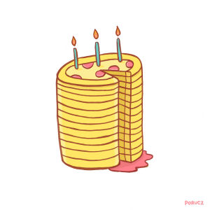 hbd,pizza,birthday,cake,porucz,pizza cake