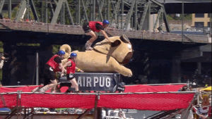 ouch,pug,flugtag,red bull,fail,crash,oh snap,gifsyouwings