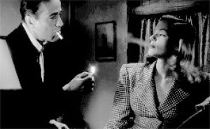 old hollywood,40s,bogie and bacall,vintage,myedit,humphrey bogart,lauren bacall,to have and have not