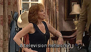 reba mcentire,television,reba,steve howey,van montgomery,boy meets world did the same thing when their timeslot changed,i love it when shows sass their own network on air,tv network