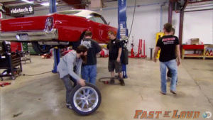 tv,funny,lol,television,comedy,cars,entertainment,reality tv,discovery,discovery channel,wheels,fast and loud,fast n loud,fastnloud,drop it like its hot,struggle is real,potted plant,classic car