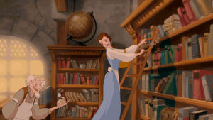 reading,beauty and the beast,disney,books,read,belle
