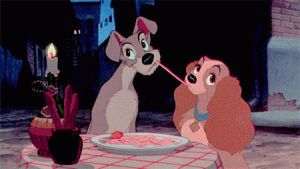 lady and the tramp,kiss
