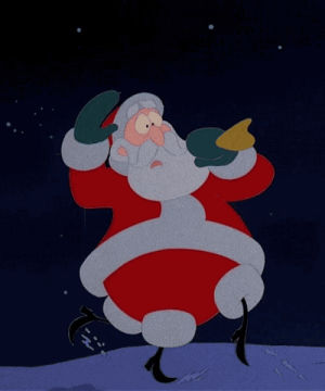 christmas,national lampoons christmas vacation,santa claus,snowman,running