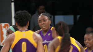 happy,basketball,excited,wnba,pumped,teammates,amped,los angeles sparks,la sparks,nneka ogwumike,whoop ass,high five,lets go