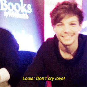 louis tomlinson,one direction,love,fan,cry,party time,autography