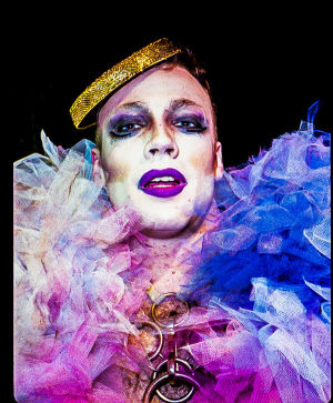 makeup,3d,lgbt,drag,queer,stereoscopic,35mm,glastonbury,katebones,gaypride,block9,festival