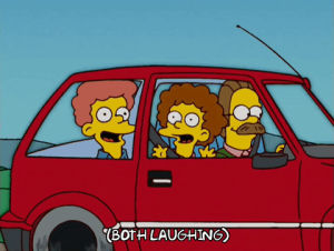 episode 20,excited,season 16,ned flanders,driving,amazed,todd flanders,rod flanders,16x20