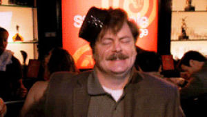 snake juice,tv,dancing,parks and recreation,drinking,drunk,ron swanson,nick offerman
