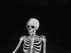 scary,skeleton,bones,halloween,black and white