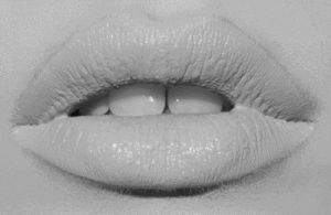 lips,mouth,black and white,tumblr,bw,teeth,lipstick,blackwhite,betterforit,jump kar,fashion beauty