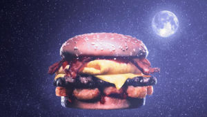 cheeseburger,excited,day,night,hungry,breakfast,burger,dinner,yum,lunch,nom,all day,carls jr,every day,carlsjr,breakfast burger