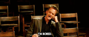 how i met your mother,tv,bored,reactions,barney stinson