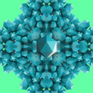 c4d,crystal,rupees,animation,art,loop,trippy,video games,abstract,green,steven universe,dope,after effects,motion design,rad,kaleidoscope,gem