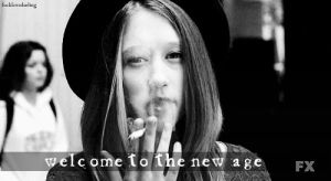 GIF black and white, smoke, ahs, best animated GIFs violet harmon, radioactive, american horror story, free download 