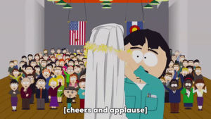 kissing,excited,clapping,randy marsh,cheering