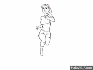 GIF run cycle - animated GIF on GIFER