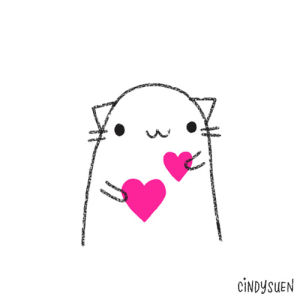 love,heart,cat,emoji,tumblr featured,pink,cindy suen,moh,happy mothers day,skate freestyle