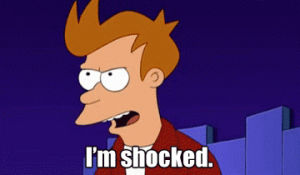 futurama,philip j fry,queue,reaction,reaction s,shocked,yourreactions,not that shocked,im shocked