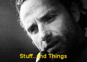 rick grimes,black and white,funny,lol,the walking dead,things,stuff,twd,shake,andrew lincoln,stuff and things,things and stuff