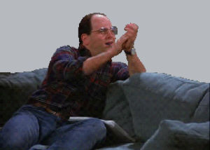 seinfeld,george costanza,congrats,happy,excited,applause,winner,good job