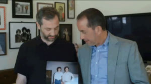 lol,laughing,seinfeld,haha,jerry seinfeld,milkshake,judd apatow,comedians in cars getting coffee