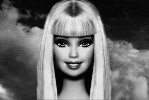 scary,horror,barbie,black and white,haters are going to hate yes they are,cartoons comics,food drink