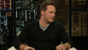 star lord,chris pratt,talking,interview,parks and recreation,adorable,andy dwyer,guardians of the galaxy,chelsea handler,gotg,hunk,hes,taxidermy