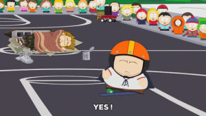 angry,eric cartman,talking,throw,crowd of people